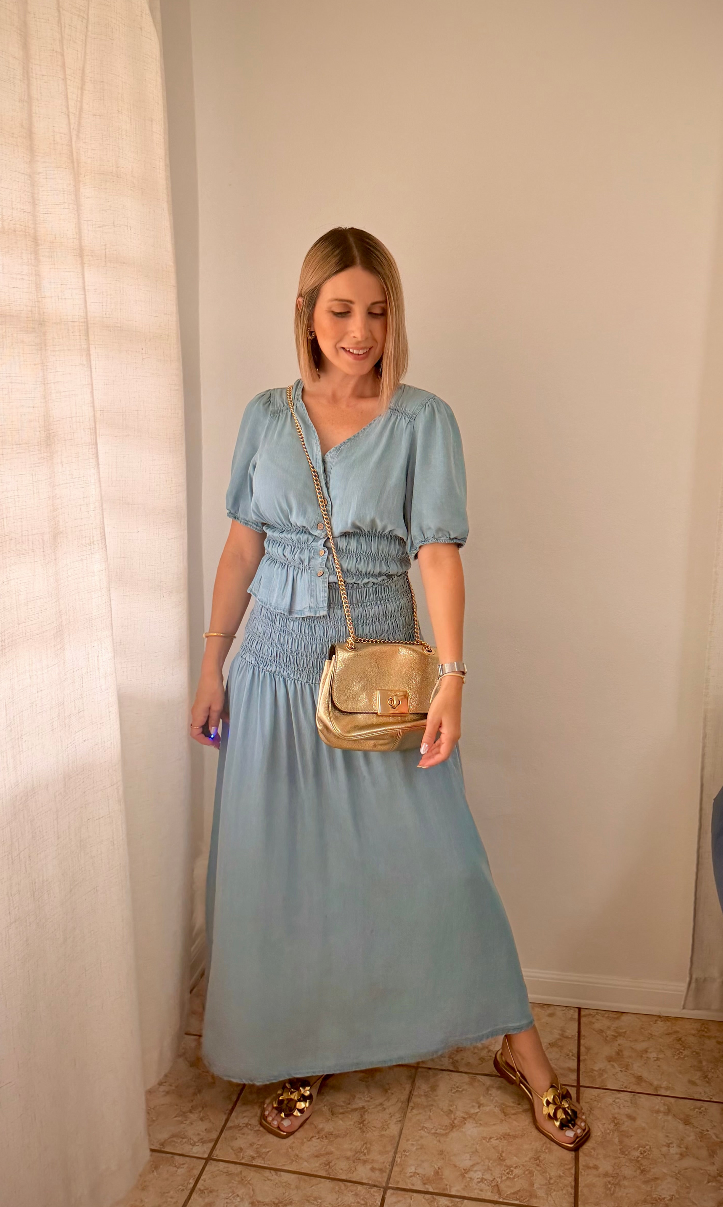 Skirt Denim Tencel