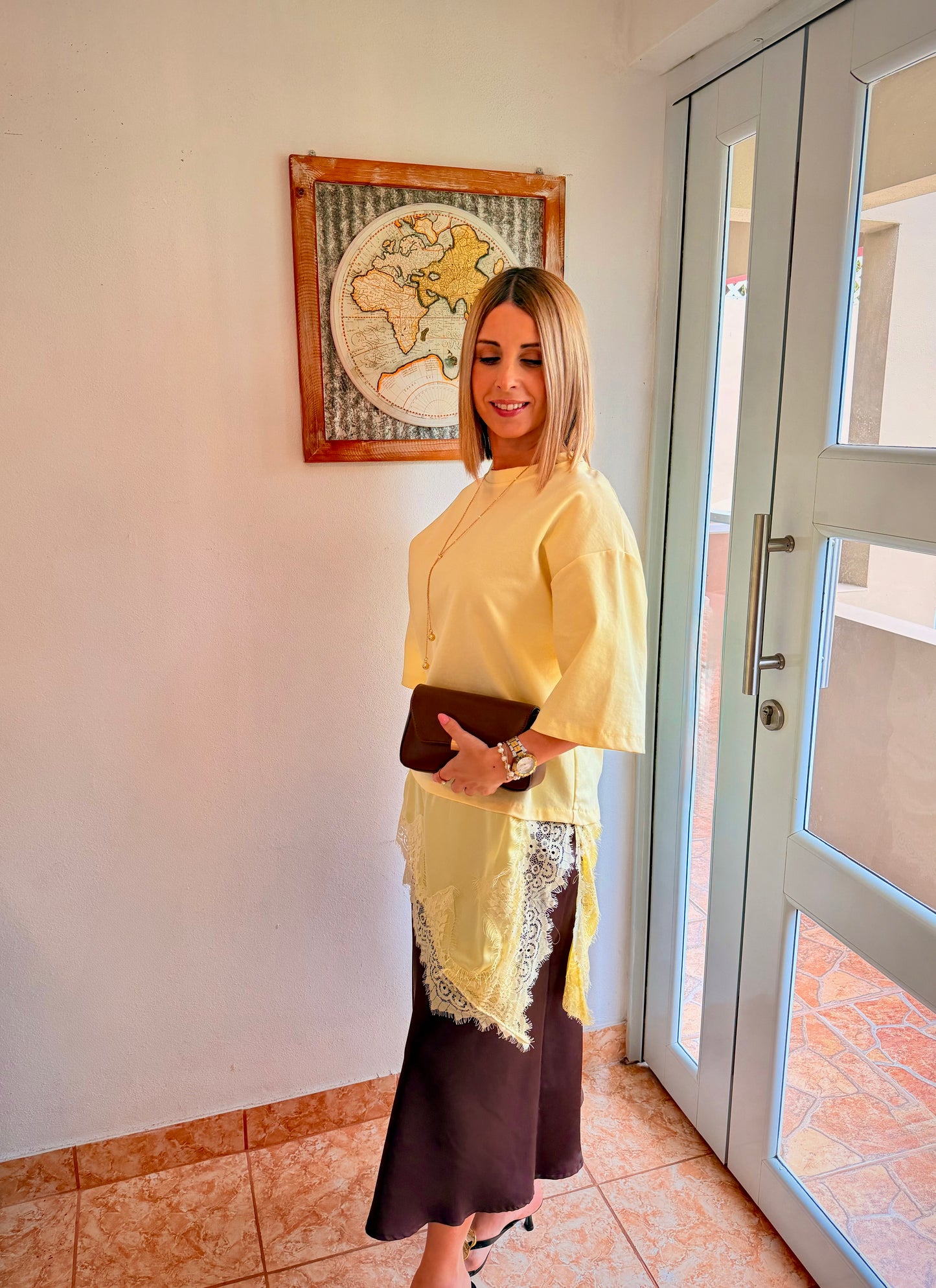 Golden Glow Asym Dress