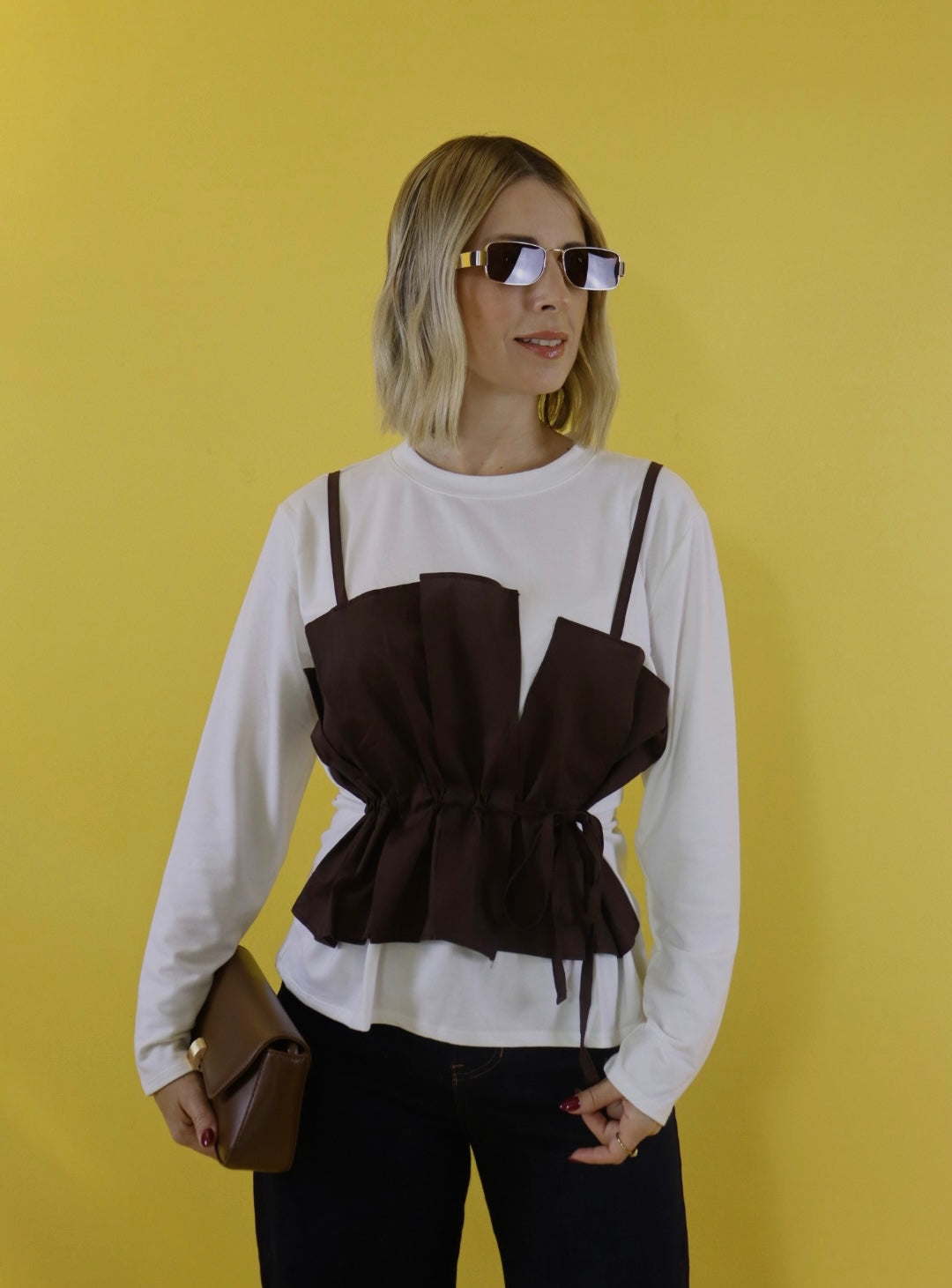 Mocha Layer Top🤍🤎