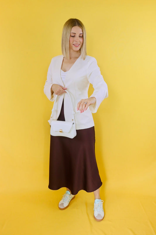 Ivory Elegance Blazer