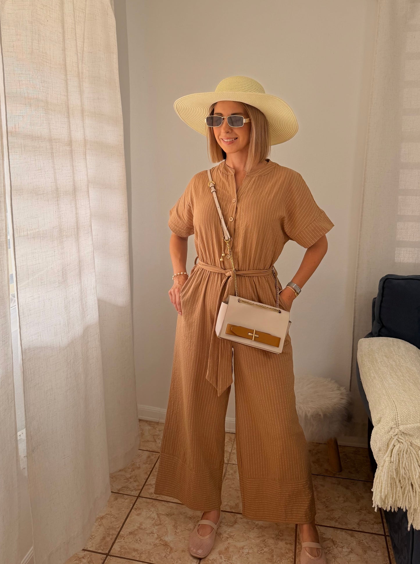 Camel Essence Jumpsuit