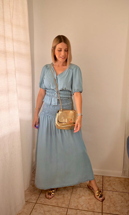 Skirt Denim Tencel