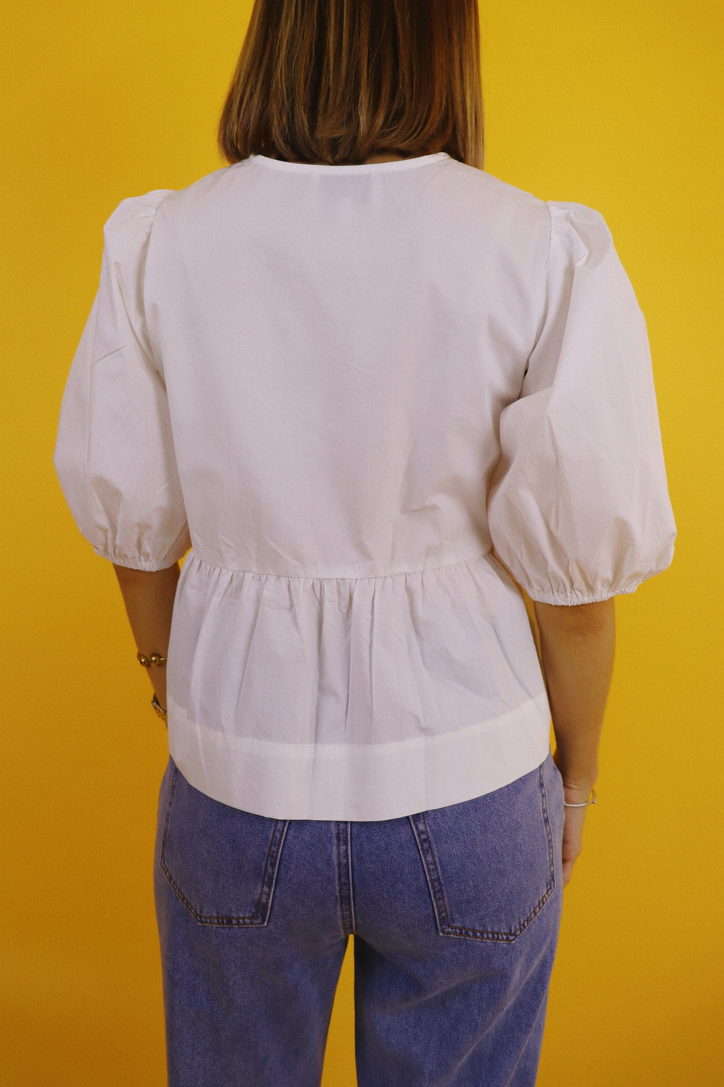 Ruffle White Top🤍