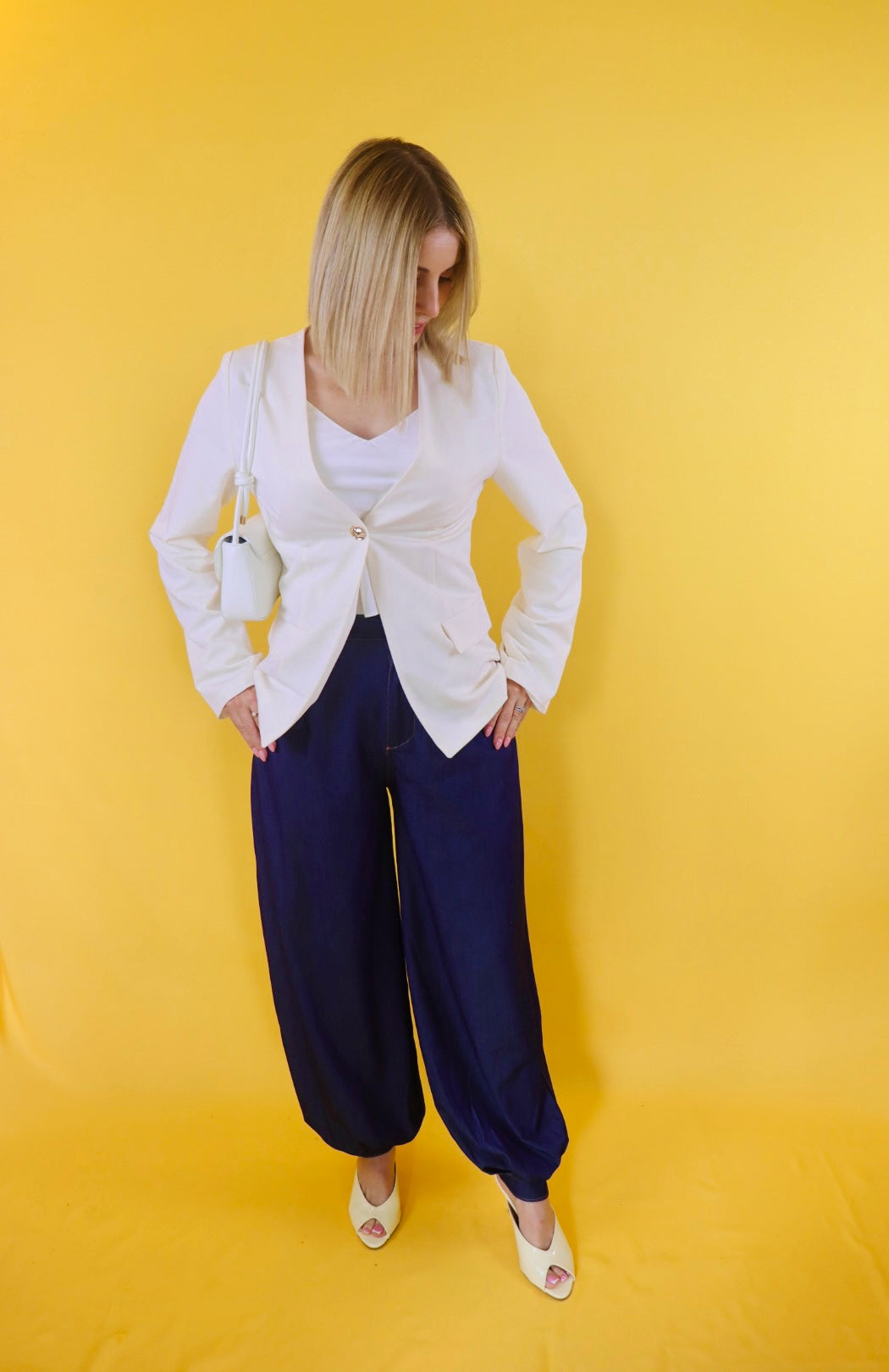 Aura Denim Balloon Pants