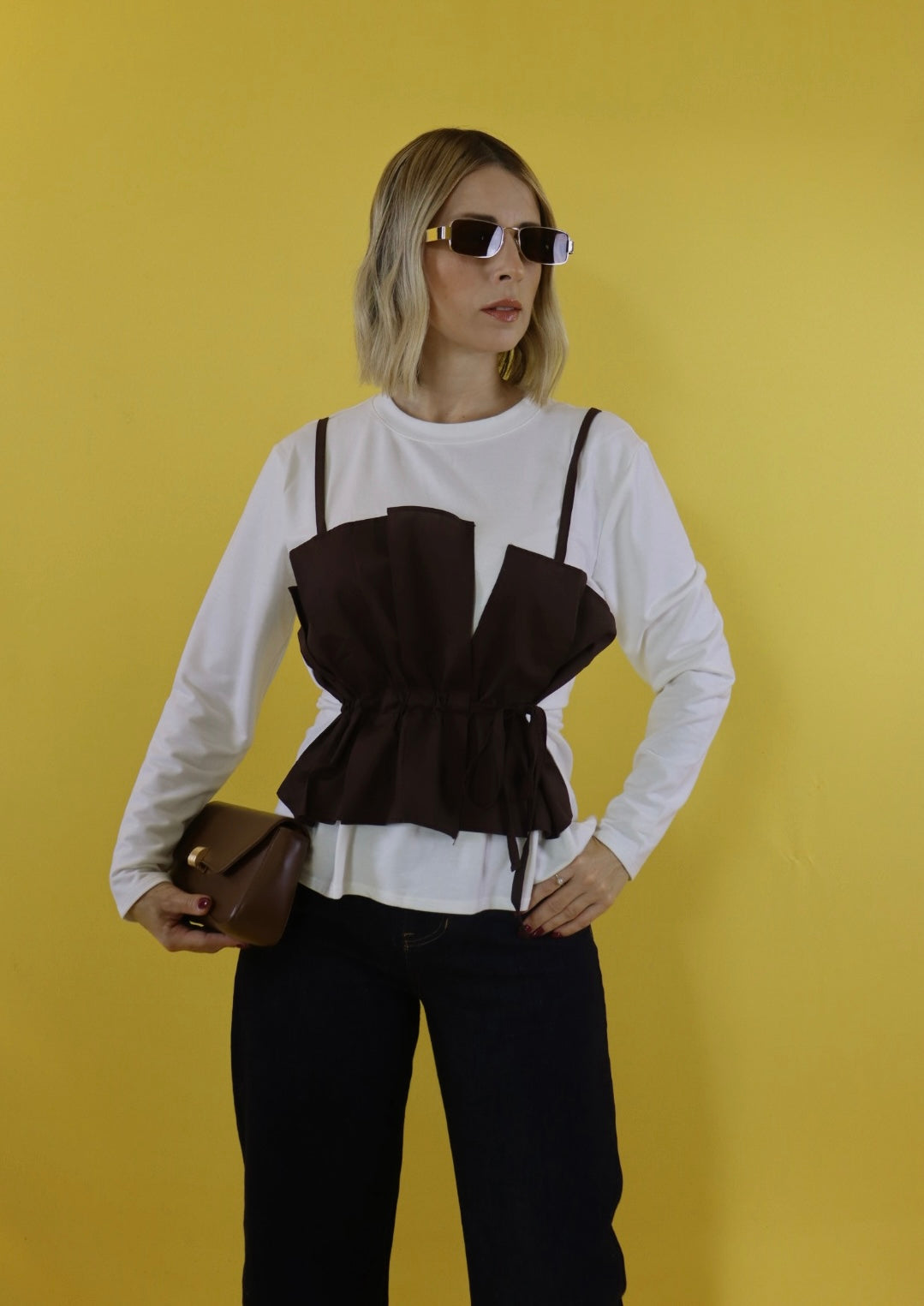 Mocha Layer Top🤍🤎