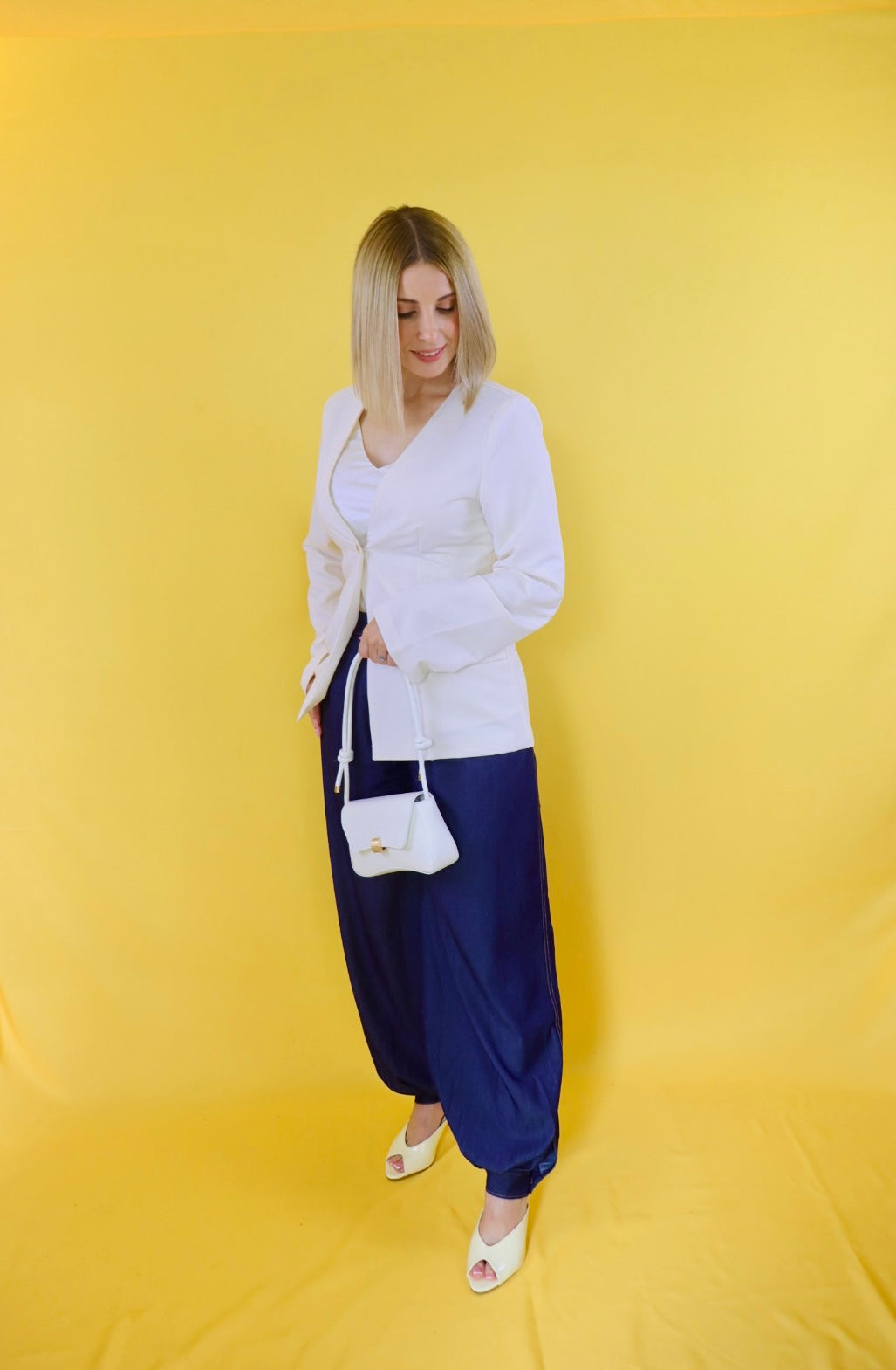Aura Denim Balloon Pants