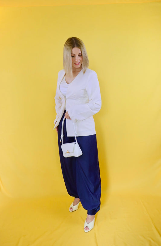 Aura Denim Balloon Pants